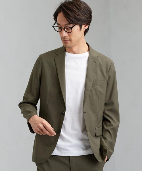 美品 GLR SOLOTEX ウオッシャブルトロ NT 2B ジャケット green label relaxing（グリーンレーベルリラクシング）の「CM
