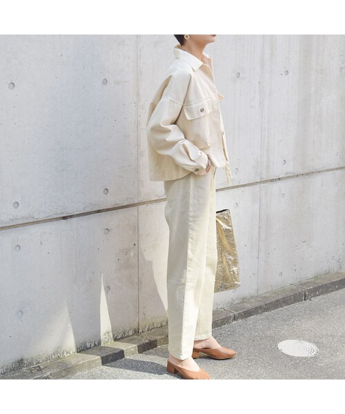 no brand（ノーブランド）の「コットンヘムシャーリンJK（ブルゾン・レディース・その他）」の2枚目の写真