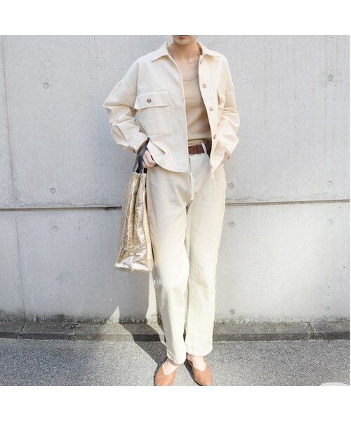 no brand（ノーブランド）の「コットンヘムシャーリンJK（ブルゾン・レディース・その他）」の4枚目の写真