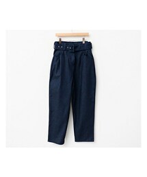 fd style | 同素材バックルベルト付きフリーワイドデニムパンツ(デニムパンツ)