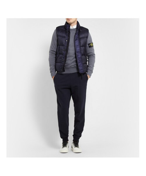 STONE ISLAND（ストーンアイランド）の「Lightweight Quilted Hooded Gilet（その他・メンズ・Blue・S/M/L/XL/XXL）」の5枚目の写真