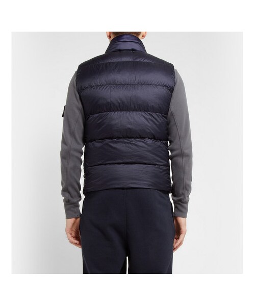 STONE ISLAND（ストーンアイランド）の「Lightweight Quilted Hooded Gilet（その他・メンズ・Blue・S/M/L/XL/XXL）」の3枚目の写真