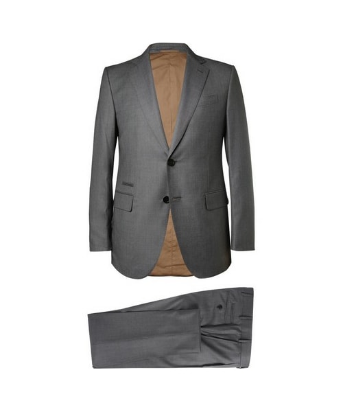 Berluti（ベルルッティ）の「Tortona Grey Wool-Birdseye Suit