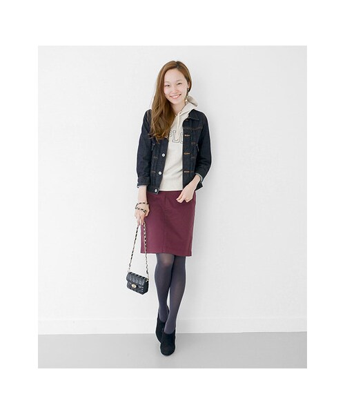 URBAN RESEARCH（アーバンリサーチ）の「インディゴデニムブルゾン（ジャケット/アウター・レディース・INDIGO・FREE）」の4枚目の写真