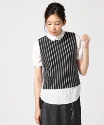 JEANASIS | ピンストベストシャツプルオーバーSS(トップス)