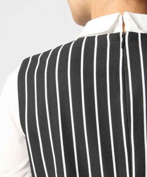 JEANASIS（ジーナシス）の「ピンストベストシャツプルオーバーSS（トップス・レディース・ホワイト/ブラック・ＦREE）」の9枚目の写真