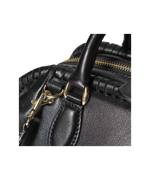 PotioR（ポティオール）の「PotioR LOOP PIPING MIDDLE BOSTON（ボストンバッグ・レディース・ブラック/キャメル・フリー）」の14枚目の写真