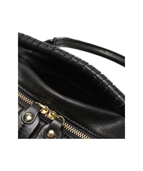 PotioR（ポティオール）の「PotioR LOOP PIPING MIDDLE BOSTON（ボストンバッグ・レディース・ブラック/キャメル・フリー）」の10枚目の写真