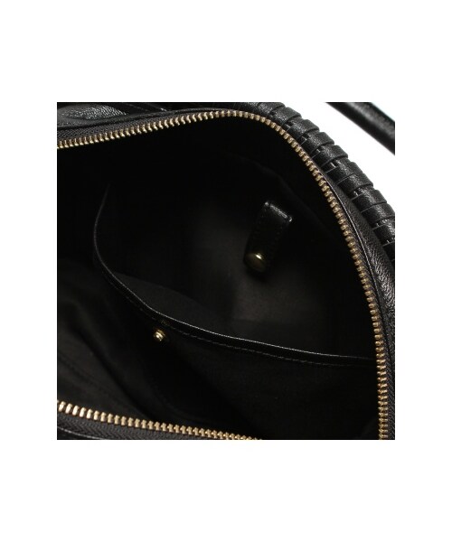 PotioR（ポティオール）の「PotioR LOOP PIPING MIDDLE BOSTON（ボストンバッグ・レディース・ブラック/キャメル・フリー）」の9枚目の写真