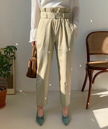 DHOLIC | ベルト付ハイウエストパンツ(その他パンツ)