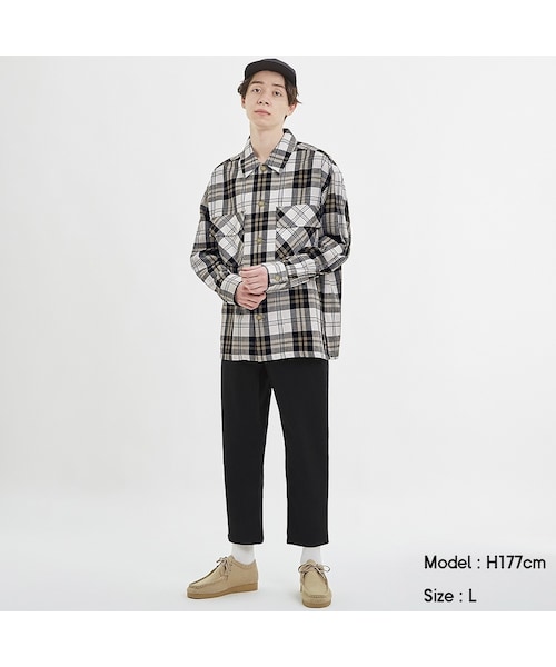 GU(ジーユー)の「スリムテーパードアンクルジーンズ(テーパードパンツ・メンズ・09BLACK・XXL)」の1枚目の写真