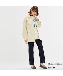 GU | ハイウエストストレートジーンズ(パンツ)