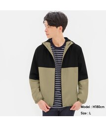 GU | ウィンドプルーフシェルパーカ(カラーブロック)(ジャケット/アウター)