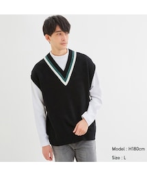 GU | ウォッシャブルコットンチルデンベスト(トップス)