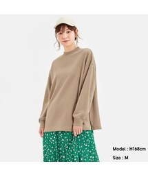 GU | オーバーサイズスウェットプルオーバー(長袖)B(トップス)