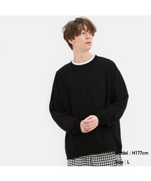 GU | ライトウェイトスウェットシャツ(長袖)(トップス)