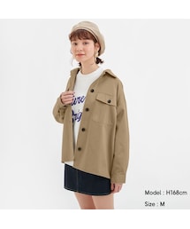 GU | オーバーサイズシャツジャケット(ジャケット/アウター)