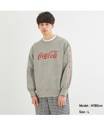 ビッグスウェットシャツ(長袖)Coca-Cola