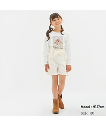 GU | GIRLSウエストリボンショートパンツ(パンツ)
