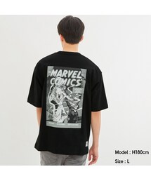 GU | ビッグT(半袖)MARVEL2+E(トップス)