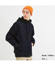 GU | デニムフーディブルゾン(ジャケット/アウター)