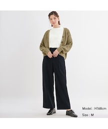 GU | コーデュロイタックワイドパンツ+X(パンツ)