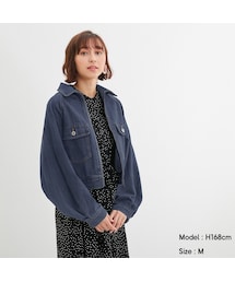 GU | デニムダブルポケットジャケットJN+E(ジャケット/アウター)