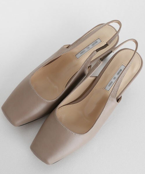 DHOLIC（ディーホリック）の「スクエアスリングバックシューズ（パンプス・レディース・ベージュ/ピンク/グリーン/ブラウン/レッド/ブラック/その他・225/230/235/240/245/250）」の7枚目の写真