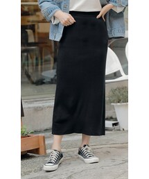 HOTPING | Hラインベーシックニットロングスカート(スカート)