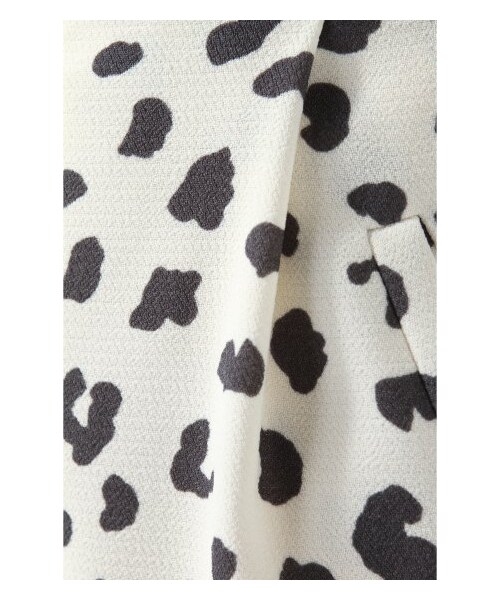 IENA(イエナ)の「レオパードワイドキュロットパンツ(ショート・ハーフパンツ・レディース・ホワイト・36/38/40)」の11枚目の写真