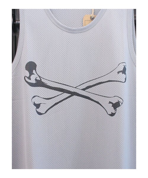 LEATA(リータ)の「LEATA CROSSBONE MESH TRAINING TANK GRAY(その他・メンズ・기타・M/L/XL)」の3枚目の写真