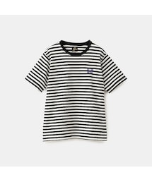Needles | 【Needles】WOMEN S/S Papillon Emb.Tee-Cottpn Jersey/Stripe GL252(Tシャツ/カットソー)