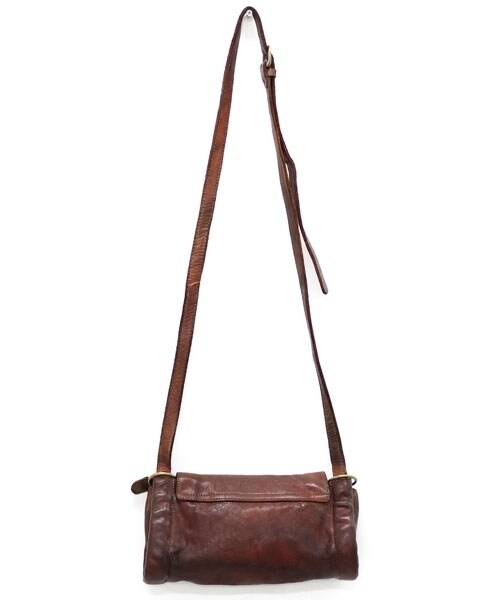 RNA-N（アールエヌエーエヌ）の「製品染めレザーポシェット（バッグ・レディース・ブラック/ブラウン・F）」の5枚目の写真