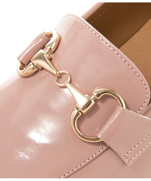 Juze（ジュゼ）の「【先行受注】【Juze by ViS×HARUTA】ビットローファー【秋の新作】（シューズ・レディース・ブラック/ホワイト/キャメル/ネイビー/ローズピンク・SS/S/M/L/LL）」の9枚目の写真