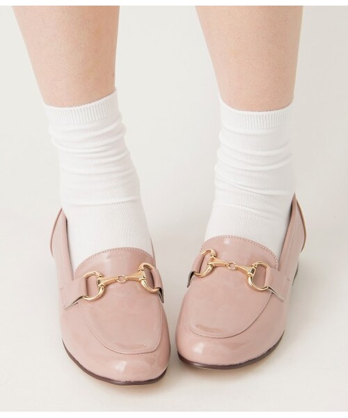 Juze（ジュゼ）の「【先行受注】【Juze by ViS×HARUTA】ビットローファー【秋の新作】（シューズ・レディース・ブラック/ホワイト/キャメル/ネイビー/ローズピンク・SS/S/M/L/LL）」の14枚目の写真