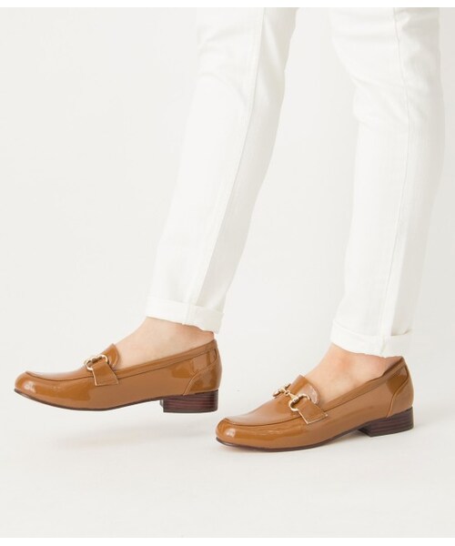 Juze（ジュゼ）の「【先行受注】【Juze by ViS×HARUTA】ビットローファー【秋の新作】（シューズ・レディース・ブラック/ホワイト/キャメル/ネイビー/ローズピンク・SS/S/M/L/LL）」の15枚目の写真