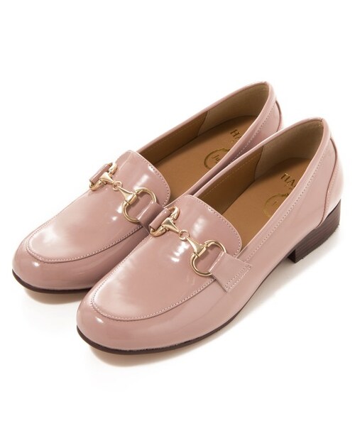 Juze（ジュゼ）の「【先行受注】【Juze by ViS×HARUTA】ビットローファー【秋の新作】（シューズ・レディース・ブラック/ホワイト/キャメル/ネイビー/ローズピンク・SS/S/M/L/LL）」の5枚目の写真