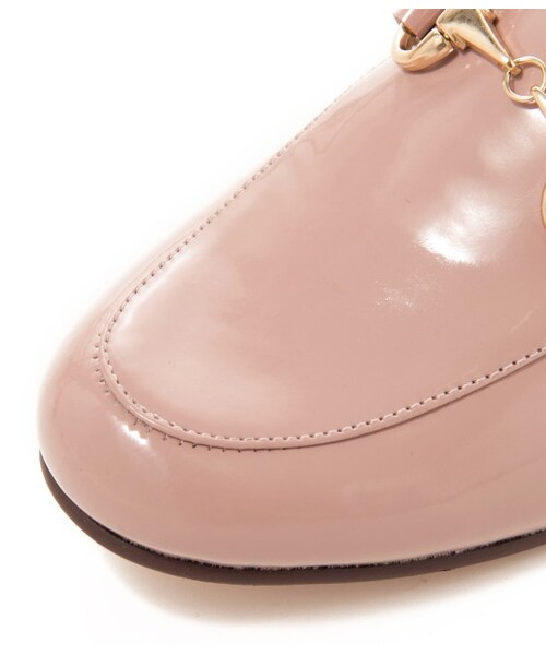 Juze（ジュゼ）の「【先行受注】【Juze by ViS×HARUTA】ビットローファー【秋の新作】（シューズ・レディース・ブラック/ホワイト/キャメル/ネイビー/ローズピンク・SS/S/M/L/LL）」の10枚目の写真