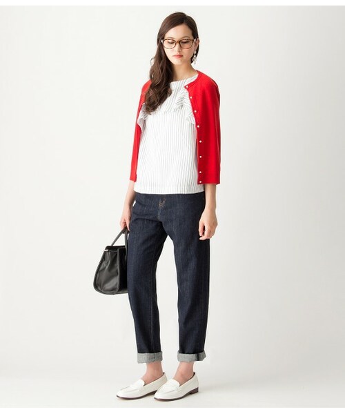 Juze（ジュゼ）の「【先行受注】【Juze by ViS×HARUTA】フラットローファー【秋の新作】（シューズ・レディース・ブラック/ブラック系/ホワイト/ワイン・SS/S/M/L/LL）」の17枚目の写真