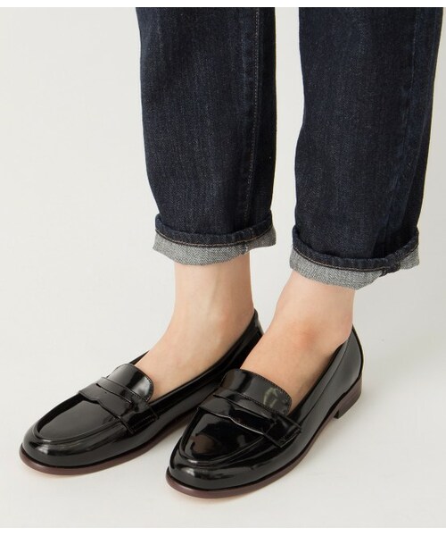 Juze（ジュゼ）の「【先行受注】【Juze by ViS×HARUTA】フラットローファー【秋の新作】（シューズ・レディース・ブラック/ブラック系/ホワイト/ワイン・SS/S/M/L/LL）」の12枚目の写真