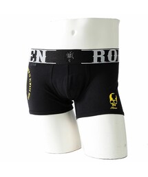 ROEN（ロエン）の「WORM HOLE BONE ボクサーパンツ(ブラック×イエロー