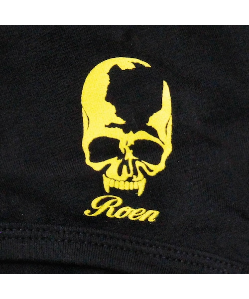 ROEN（ロエン）の「WORM HOLE BONE ボクサーパンツ(ブラック×イエロー