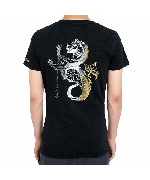 Dresscamp ドレスキャンプ ドレスキャンプ の Merlion Tシャツ ブラック その他 Wear