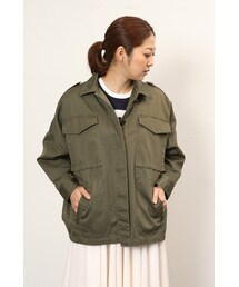 NINE（ナイン）の「ドルマンミリタリージャケット（）」 - WEAR