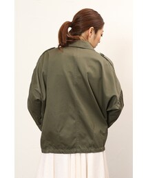 NINE ドルマン　ミリタリージャケット　定価26,400 NINE（ナイン）の「ドルマンミリタリージャケット（）」 - WEAR