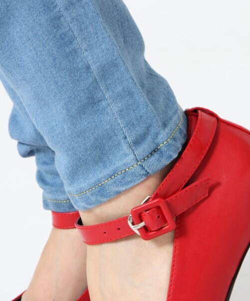 Heather（ヘザー）の「ヘザーＦＷハイウエストスキニー（パンツ・レディース・ブラック/ライトブルー/ネイビー・Ｓ/Ｍ）」の9枚目の写真