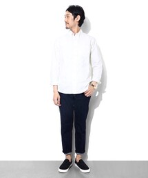 URBAN RESEARCH DOORS | FORK&amp;SPOON　Organic オックス ロングスリーブ　シャツ(トップス)