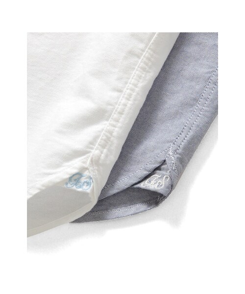 URBAN RESEARCH DOORS（アーバンリサーチドアーズ）の「FORK&amp;SPOON　Organic オックス ロングスリーブ　シャツ（トップス・メンズ・オフホワイト/ネイビー・38/40/42）」の14枚目の写真