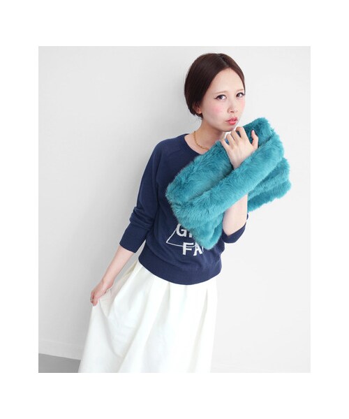 KBF（ケイビーエフ）の「ファークラッチバッグ（バッグ・レディース・SAX BLUE/YELLOW/PINK・one）」の6枚目の写真