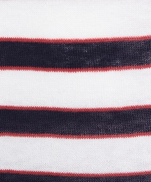 DOUBLE NAME（ダブルネーム）の「ＢＯＲＤＥＲ ＫＮＩＴ Ｐ／Ｏ（トップス・柄A/柄B/柄C・FREE）」の7枚目の写真